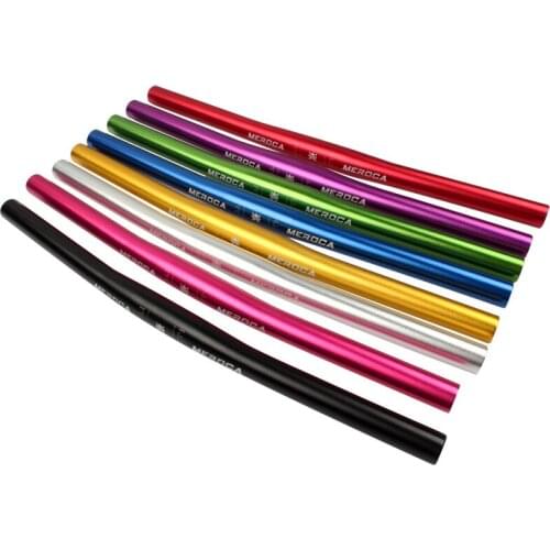 MEROCA Bicycle Handlebar Sliding 25*4*400mm Balance Bike Horizontal Handle Bar Aluminum Alloy