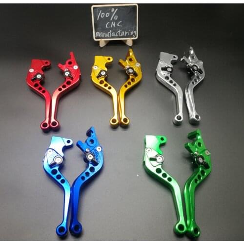 2 Pcs/Set High Quality Alloy Motorcycle Brake Handle Car Brake Handles Clutch Lever Fit For Motorbike Modification Cars