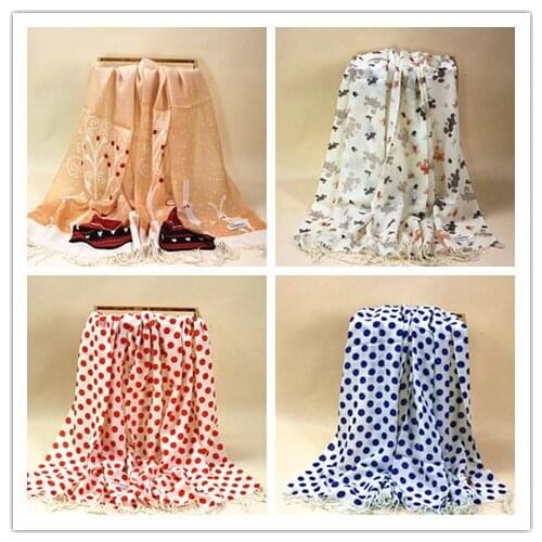 S158158 100% wool scarf shawl wrap,color:as pictures,65*170cm,WEIGHT:110g---150g women