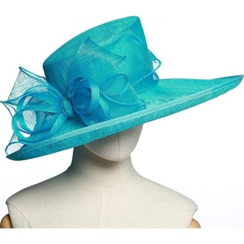 European and American Hat Female Spring and Summer New British Wild Linen Top Hat Retro Sunscreen Mesh Visor Processing