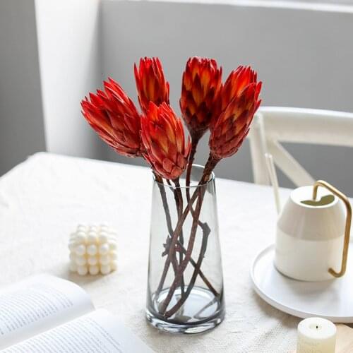 Denisfen Snow Lotus Dried Flowers Farmhouse Decor Party Decoration Home Garden Flower Branch