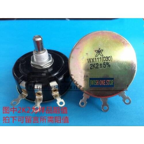 Wx111 wx030 single loop wirewound 3W potentiometer 100 220 330 470 560 680 euro R Europe