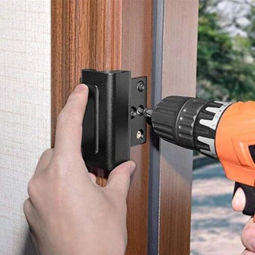 Security Lock, Home Security Door Lock for Inside, Childproof Door Reinforcement Lock for Inward Swinging Door