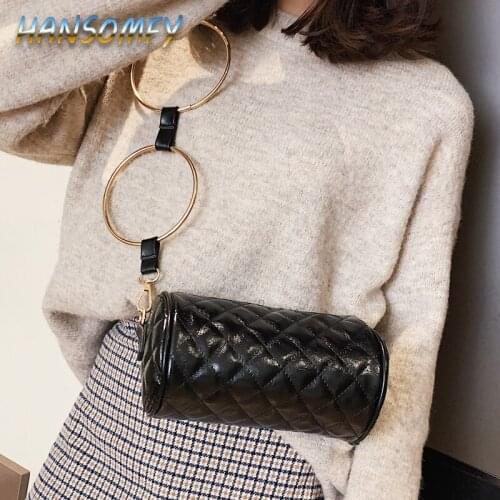 HANSOMFY 2019 Trendy Ladies Women Leather Handbag Shoulder Bag Designer Luxury Brand Boston Crossbody Bags High Quality LZ-08