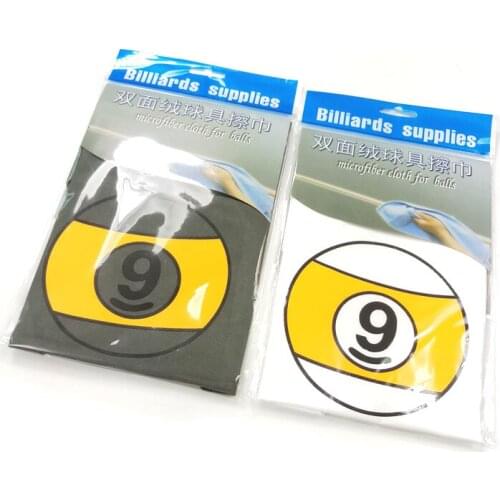 Free Shipping 2pcs Microfiber Cloth for Balls Cue Towel Billiard Pool And Snooker Rod wiping Cloth