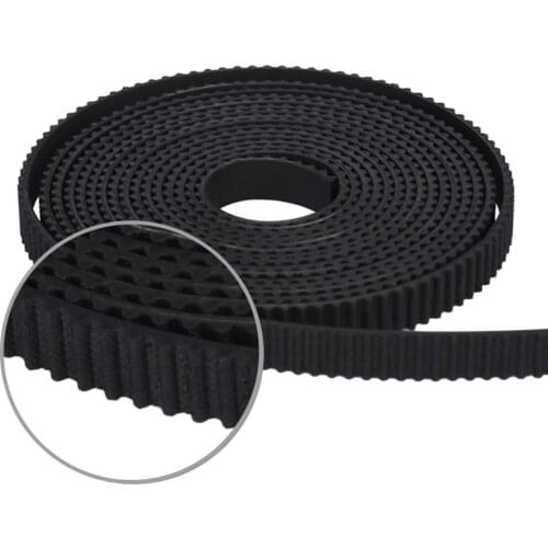 3D printer accessories GT2 belt 6mm rubber 2gt opening synchronous