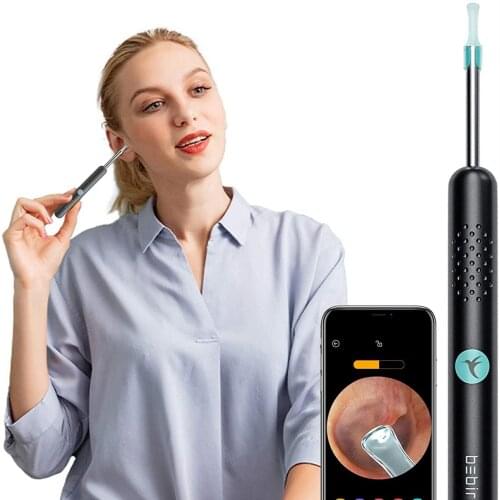 BEBIRD R3 Visual Ear Sicks Wax Removal Tool Mi Smart Ear Cleaner Endoscope Wireless Otoscope Camera Led Light Adult Pet Kids