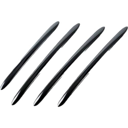 Black Side Door Handle Cover Stripe Trim for BMW 5 Series F10 F18 F11 2011-2017