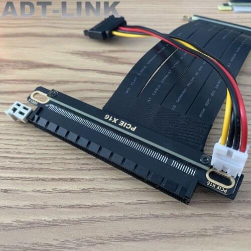EMI Shielding PCIE X8 To X16 Mining Extender PCIe Riser Adapter U2 Server RTX3060 Graphics Card Ethereum Miner 3.0 Raiser Cable
