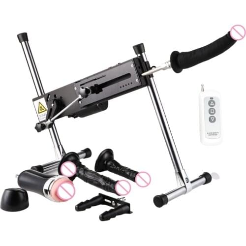 2021 Upgrade Sex Machine with Remote Control Super Silent Love Machine with Big Dildo for Woman and Men Attachment Masturbation
