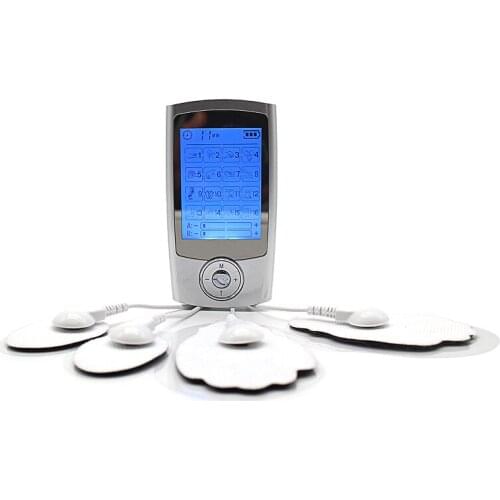 Pulse massager 16 Modes Dual Output Health Care Body Massage Electric Muscle Stimulator TENS Unit Electronic Pulse Physiotherapy