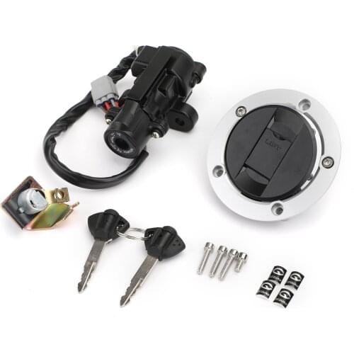 Artudatech Ignition Switch Fuel Gas Cap Seat Lock Key Kit For Suzuki GSXR GSX-R 1000 2005-2018 37101-40820 37000-11850 Motor