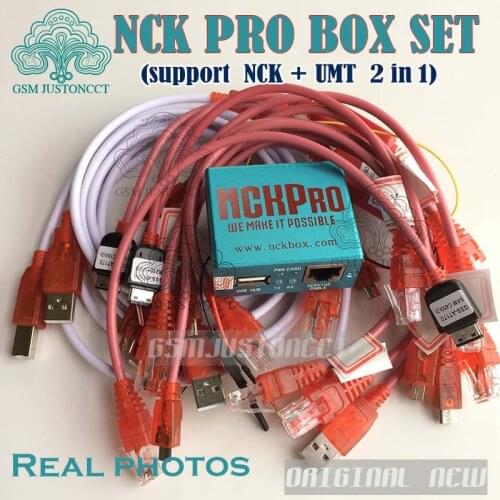 Newest version Original NCK Pro Box NCK Pro 2 box ( support NCK+ UMT 2 in 1 )new update For Huawei Y3,Y5,Y6 + 14 cables