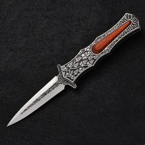 High Quality Stainless Steel Automatic Folding Blade Knife Sharp Pocket Knives Hunting Knife Camping Survival Knife EDC Tool