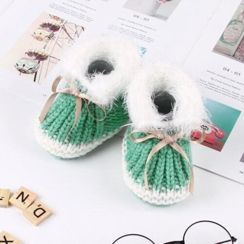 Autumn Winter Boots Children Shoes Baby First Walkers Kids Newborn Toddler Warm Knitting Boots