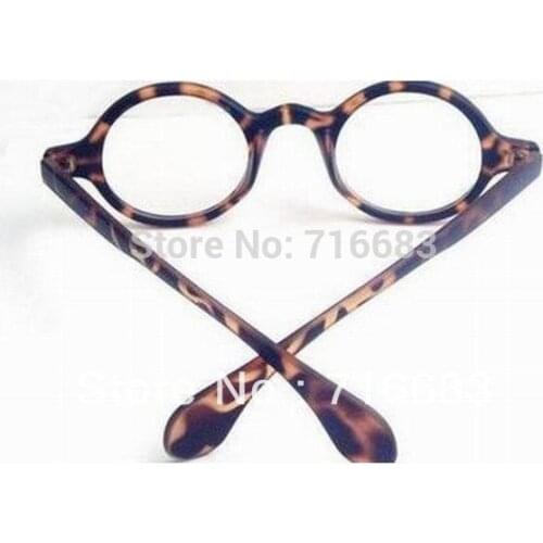 Oval Oblate Brand New Vintage Retro Round Unisex Amber Leopard Tortoise Optical Eyeglass Frame Spectacles Eyewear RX 3020