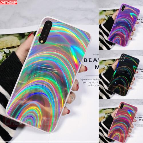 Rainbow Mirror Case for Samsung Galaxy A30S A50 A51 A70 A71 A50S A10S A20S A7 A9 2018 Note10 S8 S9 S10e S10 S20 Plus Soft Cover
