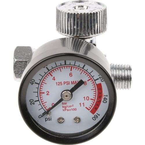 1/4" 160PSI Air Compressor Regulator Pressure Switch Control Valve Gauges