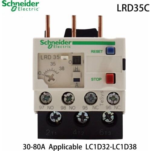 Schneider Electric LRD35C contactor LR-D35C 30-80A LC1D TeSys contactor thermal overload relay brand new original export