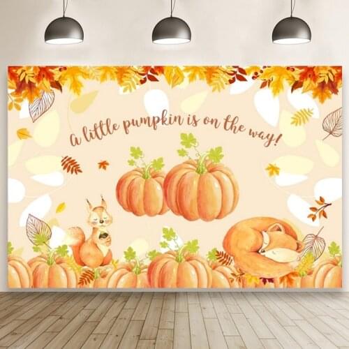 Pumpkin Welcome Newborn Background Portrait Photography Kids Holiday Birthday Party Photozone Photo Backdrops Photocall Studio