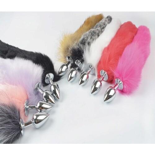 Adult Toy Fox Tail Anal Toy Female Buttock Penis Role Play Massager Penis Adult Game Female Buttock 18 Years Old