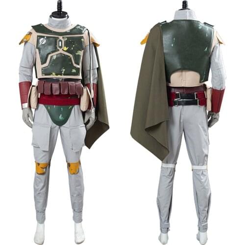 Star Cosplay Wa Boba Fett Cosplay Costume Adult Men Uniform Outfits Halloween Carnival Costume Suit Custom Made