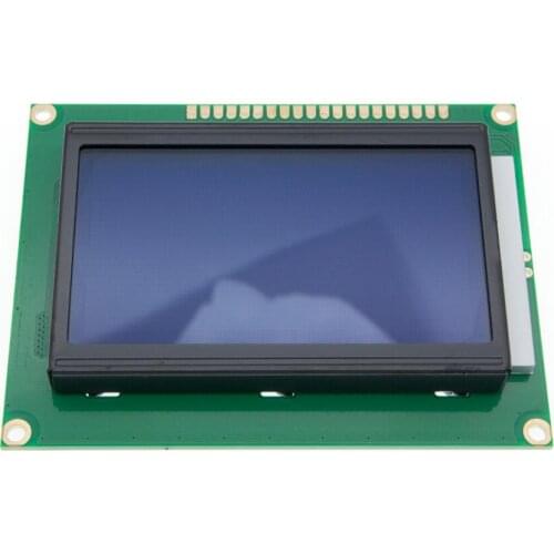 128*64 DOTS LCD module 5V blue screen 12864 LCD with backlight ST7920 Parallel port for arduino raspberry pi