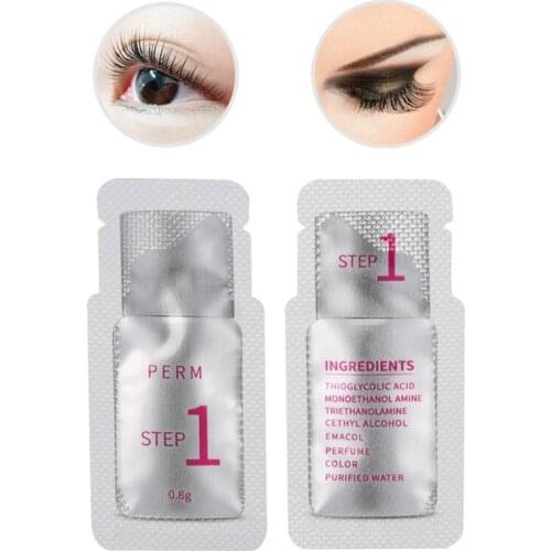5PCs Eyelash Perming Curling Paste Makeup Eyelash Glue Lift Extension Fixation Agent Kit Eye Lashes Lift Curler Perm Applicator