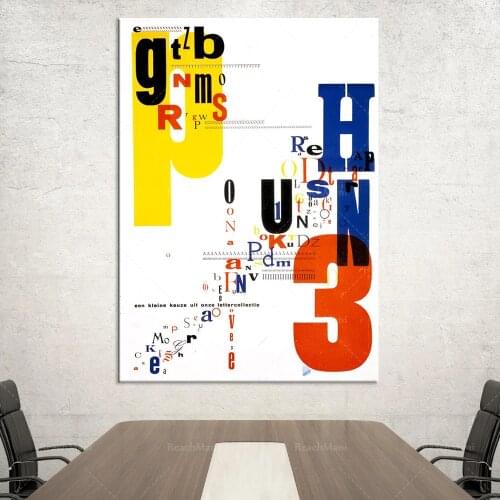 Antique advertising prints, typographic design art exhibition illustrations, retro posters, retro typographic art prints