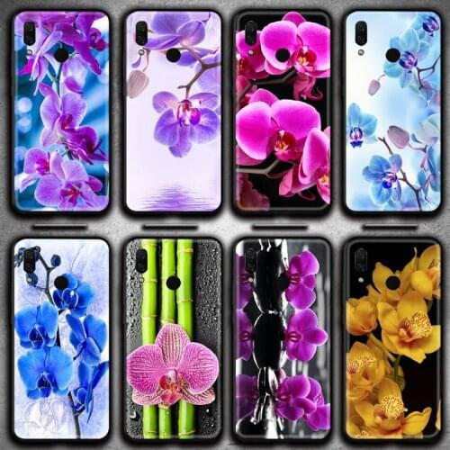 Orchid Flowers Phone Case for Huawei Y6P Y8S Y8P Y5II Y5 Y6 2019 P Smart Prime Pro