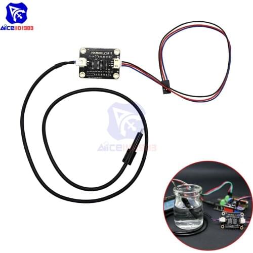 Diymore TDS Meter Probe Water Quality Monitoring V1 Sensor Module with XH2.54-3Pin Jumper Wire Connector for Arduino