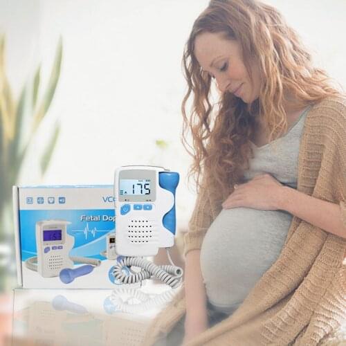 Doppler Fetal Heartbeat Detector Baby Care The Device Listen To The Babys Heart Beat Fetal Pregnancy Ultrasound Rate Detection