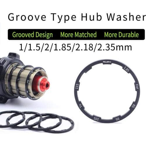 New Bicycle Grooved Hub Washer MTB Bottom Bracket Spacers Flywheel Cassette Gasket Road Bike Washer
