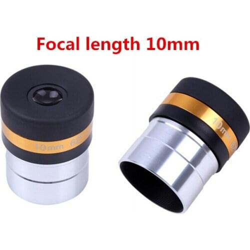 New 62-Deg Wide Angle 10mm for Telescope Eyepiece Lens Fully Coated for Astronomical Telescope 1.25* 31.7mm
