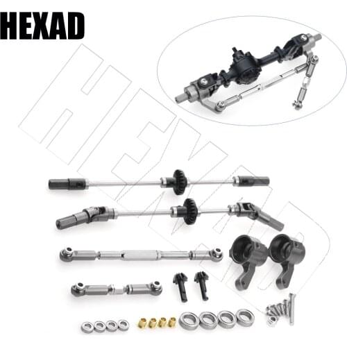 Upgrade Metal Gear Bridge Axle for WPL B14 B24 C14 C24 B16 B36 1/16 RC Car Spare Parts