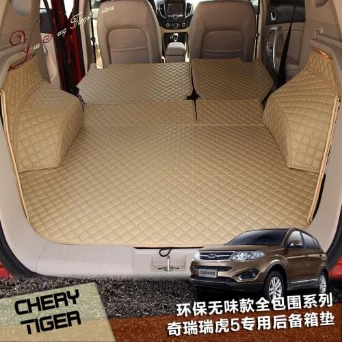 No Odor Wholy Surrounded Waterproof Non Slip Car Trunk Mats Durable Carpets for Chery Tiggo 3-5 AI Ruize 3-7