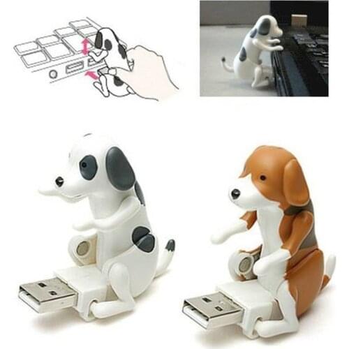 Portable Mini Cute USB 2.0 Funny Humping Spot Dog Rascal Dog Toy Relieve Pressure for Office Worker Best gift For Festiva giftl