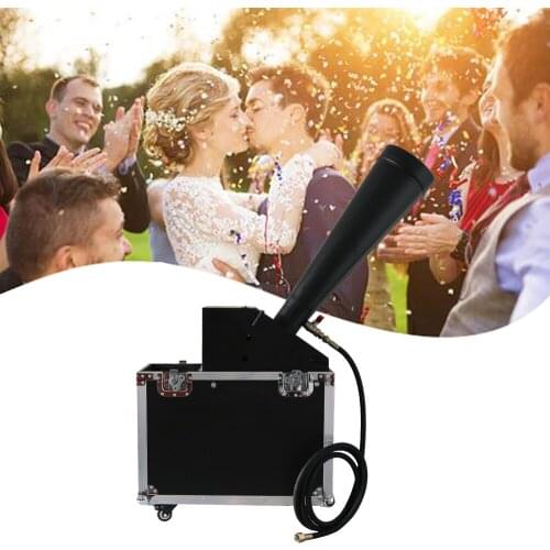 Free Shipping Professional Stage Effect Sprinkle Paper Machine Confetti Machine Party Wedding Confetti Cannon