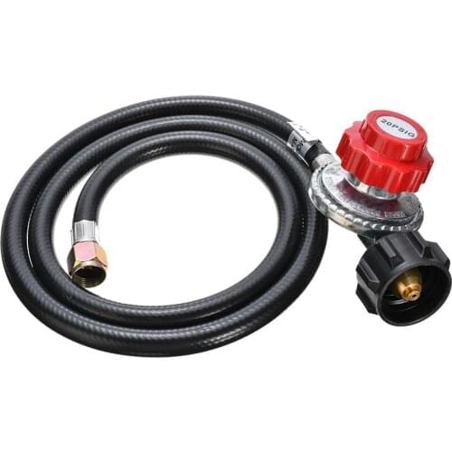 20PSI Propane Regulator Propane Gas Regulator BBQ Grill Burner With 46'' Hose Plumbing Home Improvement Valve Parts