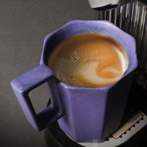 Handmade Stoneware Coffee Cup Japanese Home Creative Tea Cup Mug Retro Art Couple Pair Cup