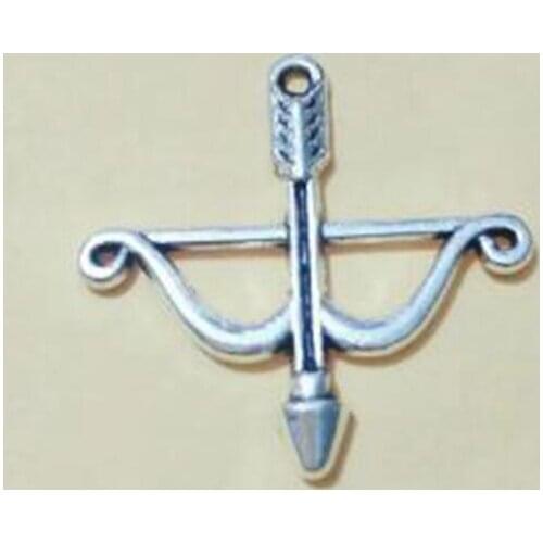 Medieval Bow and Arrow Head Charms For Jewelry Making Bracelet Necklace Earrings Keychain Fashion Charm