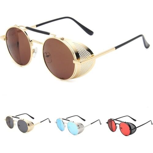Fashion Retro Luxury Steampunk Sunglasses For Men Women Unisex Outdoor Driving Fishing Gothic Sun Glasses Male Eyeglasses De Sol
