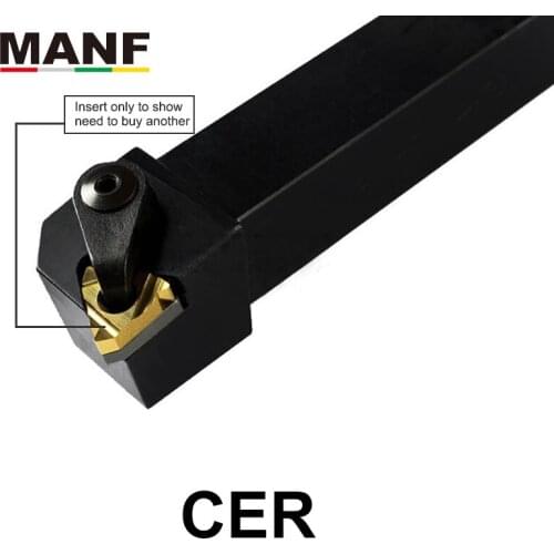 MANF Turning Tool CER2020K16 External Threading cutting Holders metal lathe Toolholders Lathe Cutter For mmt16er Carbide Inserts