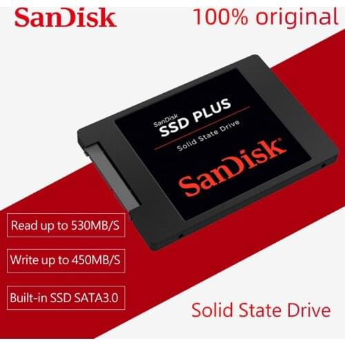 Sandisk SSD Plus Internal Solid State Hard Drive Disk SATA III 2.5" 120GB 240GB 480GB laptop notebook solid state disk SSD 1TB
