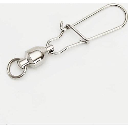 Stainless Steel High-speed Rotation Pin Lure Swivel Enhanced Pin Fishing Accessory for Fishing