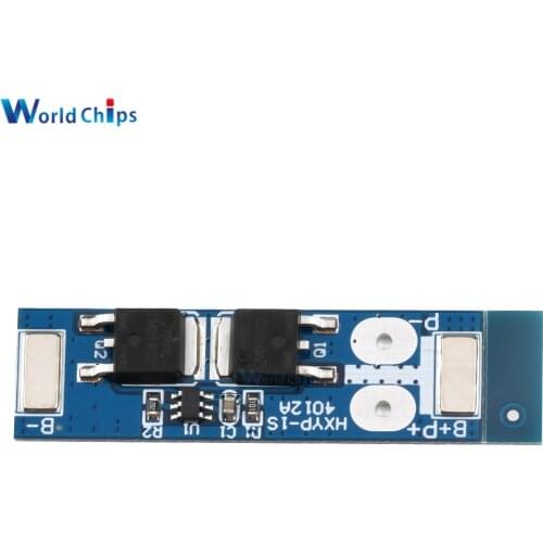 Lifepo4 Battery BMS 1S 3.2V 12A Charging Board Short Circuit Protection PCM Self Recovery For Electric Motor/LED Light