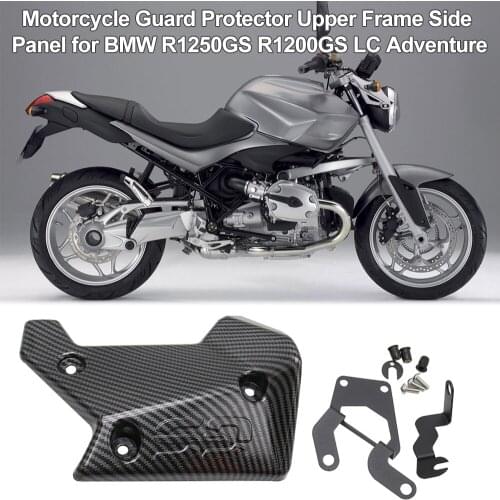 Motorcycle Guard Protector Carbon Fiber Upper Frame Infill Middle Side Panel Replacement for BMW R1250GS R1200GS LC Adventure