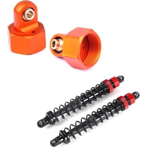 2pcs metal upper cap of 6mm shock absorber assembly for 1/5 scale rc car HPI racing 5B 5T 5SC LOSI TDBX FS toys gasoline truck