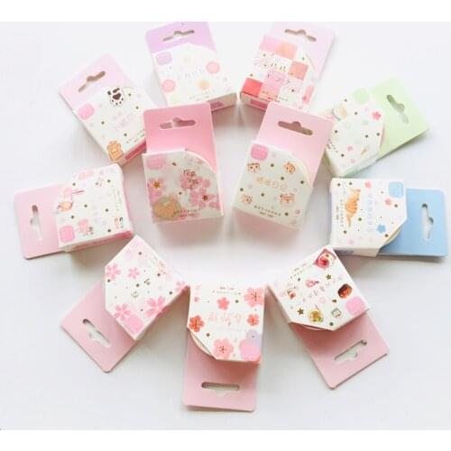 1.5cm*5m Spring Sakura Cats Masking Tape Album Scrapbooking Decor Paper Washi Tape Stick Label