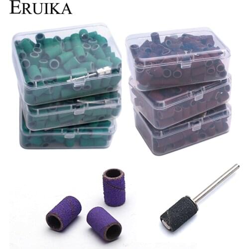 100Pcs Sanding Caps Milling Cutter Pedicure Manicure Electric Remove Dead Skin Foot Care Cleaning Equipment